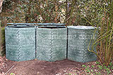 Compost bin (modular recycled plastic bins)