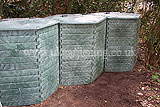 Compost bin (modular recycled plastic bins)