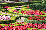 Formal garden in Hampton Court Palace Gardens