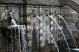 Water spouts in the grounds of Cowley Manor
